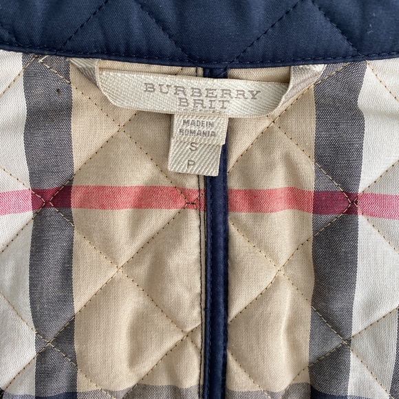 Burberry Brit Utility Jacket Navy Small - Picture 10 of 15